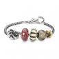 Preview: Trollbeads - Erdbeer-Quarz