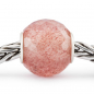 Preview: Trollbeads - Quartz fraise, rond, facetté