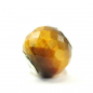 Preview: Trollbeads - Facettiertes Rundes Gelbes Tigerauge - WYSIWYG