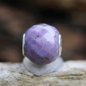 Preview: Trollbeads - Runde Purple Jade, facettiert