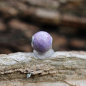Preview: Trollbeads - Runde Purple Jade, facettiert