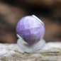 Preview: Trollbeads - Runde Purple Jade, facettiert - WYSIWYG