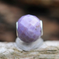 Preview: Trollbeads - Runde Purple Jade, facettiert