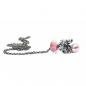 Preview: Trollbeads - Fantasy Halskette mit rosa Perle