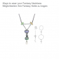 Preview: Trollbeads - Fantasy-Kette mit Pfauen Perle