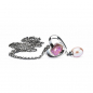 Preview: Trollbeads - Fantasy Halskette mit rosa Perle