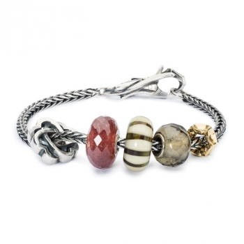 Preview: Trollbeads - Strawberry Quartz