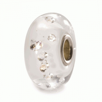 Trollbeads - The Diamond Bead,white