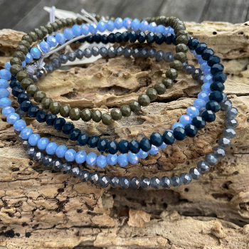 Armband Crystal - 4 mm - Gr. L - Boyard