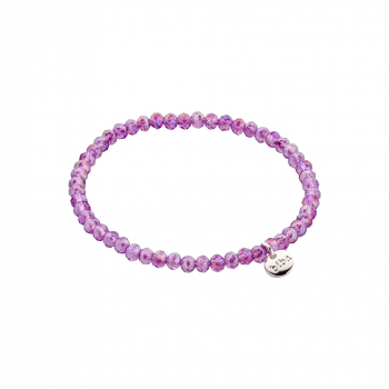 Preview: Armband Crystal - 4 mm - Lilas