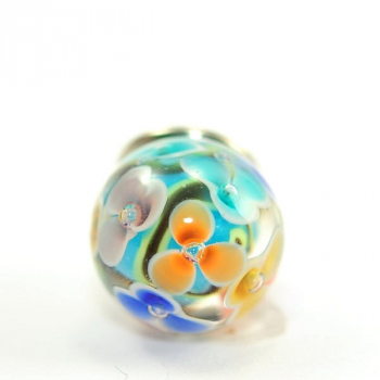 Preview: Trollbeads - Tagtraum Blüten Quaste - limitiert - WYSIWYG