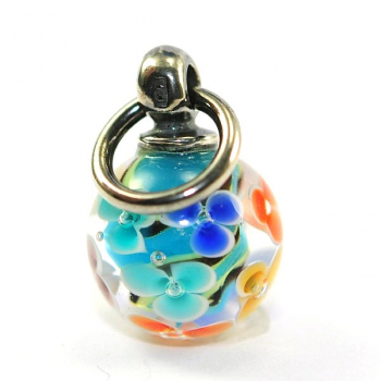 Preview: Trollbeads - Tagtraum Blüten Quaste - limitiert - WYSIWYG