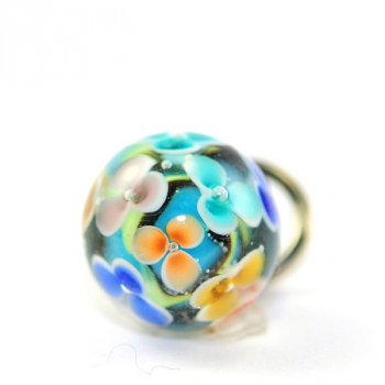 Preview: Trollbeads - Tagtraum Blüten Quaste - limitiert - WYSIWYG