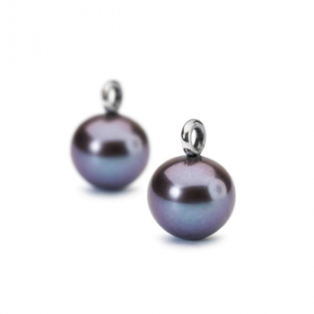 Trollbeads - Peacock Pearl Round Drops