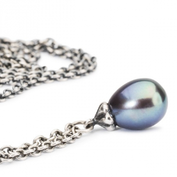 Preview: Trollbeads - Fantasy-Kette mit Pfauen Perle
