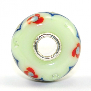 Preview: Trollbeads Day 2025 - Blütenschimmer in Elfenbein - WYSIWYG