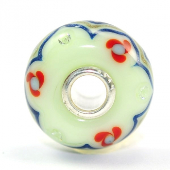 Preview: Trollbeads Day 2025 - Blütenschimmer in Elfenbein - WYSIWYG