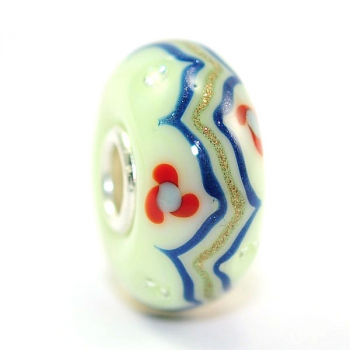 Preview: Trollbeads Day 2025 - Blütenschimmer in Elfenbein - WYSIWYG