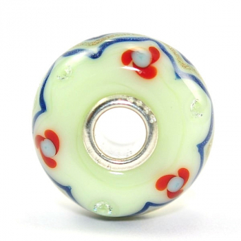 Preview: Trollbeads Day 2025 - Blütenschimmer in Elfenbein - WYSIWYG