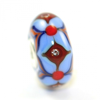 Preview: Trollbeads Day 2025 - Porzellanschimmer in Azur - WYSIWYG