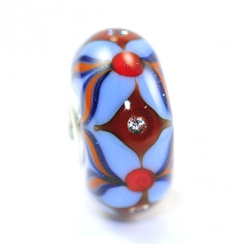 Preview: Trollbeads Day 2025 - Porzellanschimmer in Azur - WYSIWYG