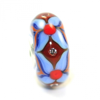 Preview: Trollbeads Day 2025 - Porzellanschimmer in Azur - WYSIWYG