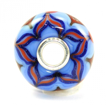 Preview: Trollbeads Day 2025 - Porzellanschimmer in Azur - WYSIWYG