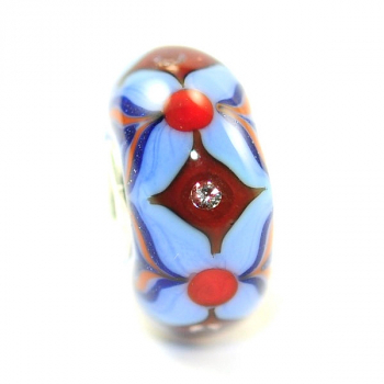 Preview: Trollbeads Day 2025 - Porzellanschimmer in Azur - WYSIWYG