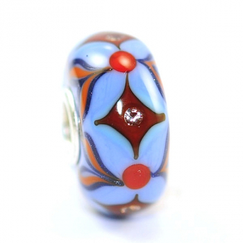 Preview: Trollbeads Day 2025 - Porzellanschimmer in Azur - WYSIWYG