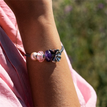 Preview: Trollbeads - Pfirsichblüte - People´s Bead 2022