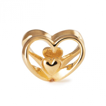 Preview: Trollbeads - Heart to Heart, Gold Plated