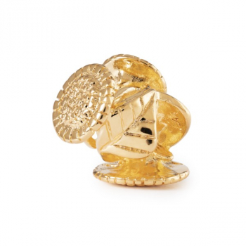 Trollbeads - Sunflower, Gold Plated