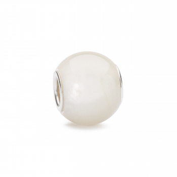 Trollbeads - Summer 2019 - Round White Moonstone