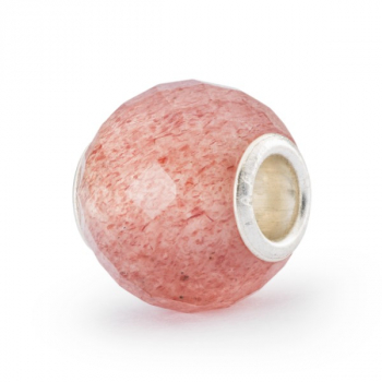 Trollbeads - Printemps 2023 - Quartz fraise, rond, facetté