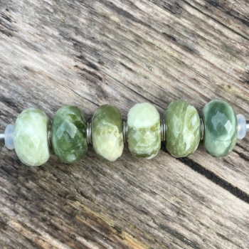 Preview: Trollbeads - Grün Gelber Calzit - WYSIWYG