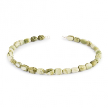 Trollbeads - Essenz Halskette aus Grün Gelbem Calcit