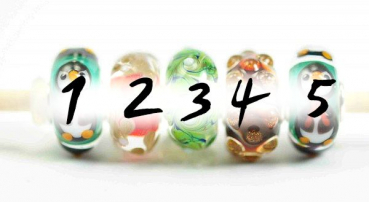 Trollbeads - Grün Gelber Calzit - WYSIWYG