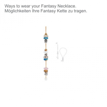 Trollbeads - Fantasy-Kette mit Pfauen Perle