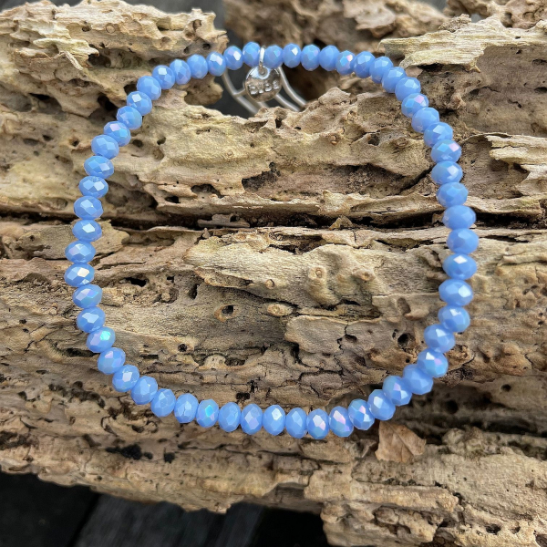 Armband Crystal - 4 mm - Tourterelle