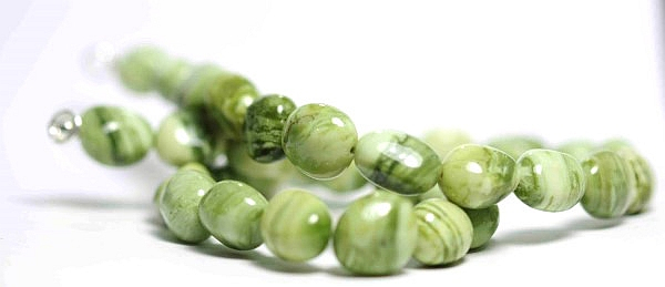 Trollbeads - Green Yellow Calcite Necklace - 45cm - WYSIWYG