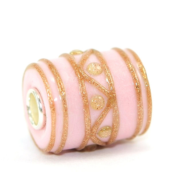 Eavae Beads - Glas Bead - Long Barrel - Phoenix Pattern