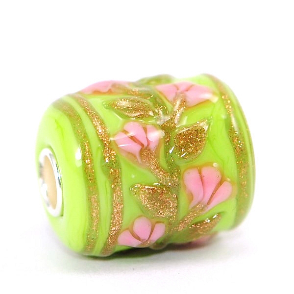 Eavae Beads - Glas Bead - Long Barrel - Ginkgo