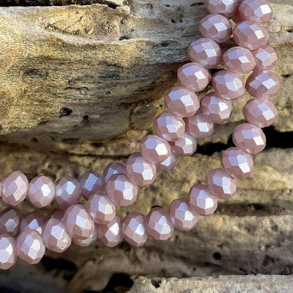 Armband Crystal - 4 mm - Mauve