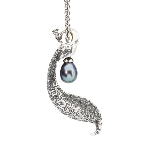 Trollbeads - Fantasy-Kette mit Pfauen Perle