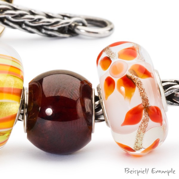 Trollbeads - Runder Granat