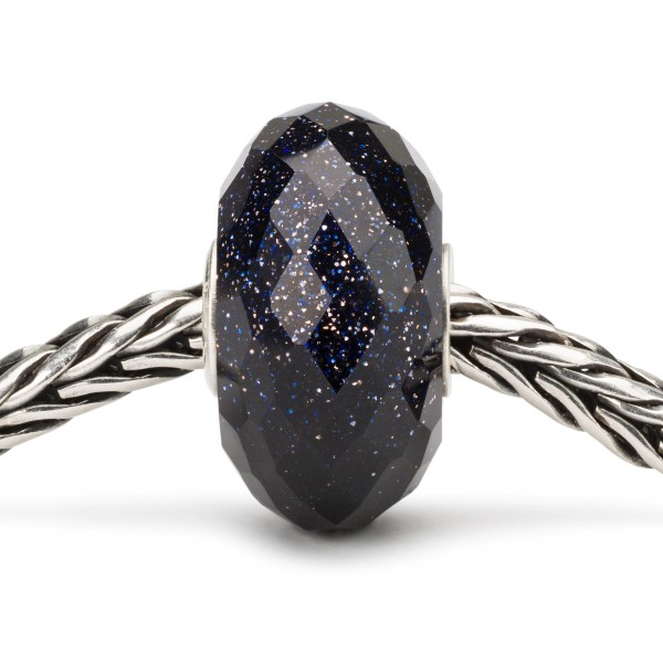 Trollbeads  - Faceted Blue Goldstone