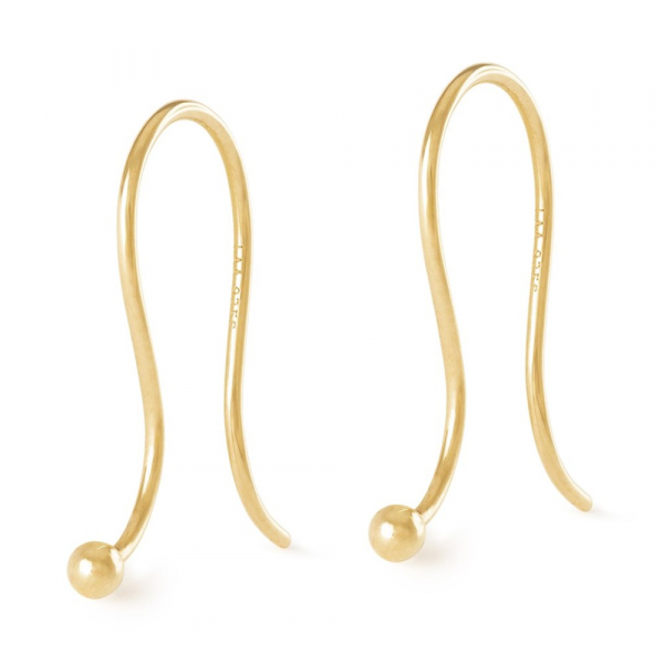 Trollbeads - Spring 2025 - Earring Hooks, Gold Plated