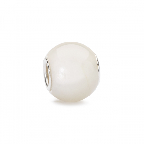 Trollbeads - Summer 2019 - Round White Moonstone