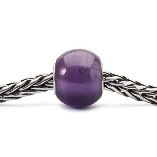 Trollbeads - Runder Amethyst