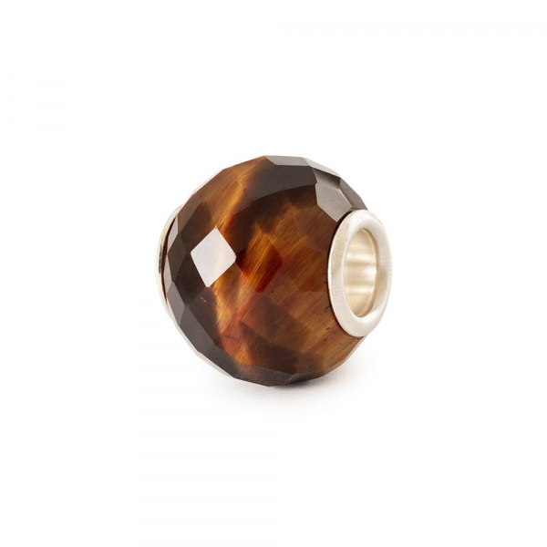 Trollbeads - Spring 2025 - Round Yellow Tiger Eye Facet